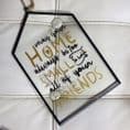 £2 Glass house shaped Home & Friends sign